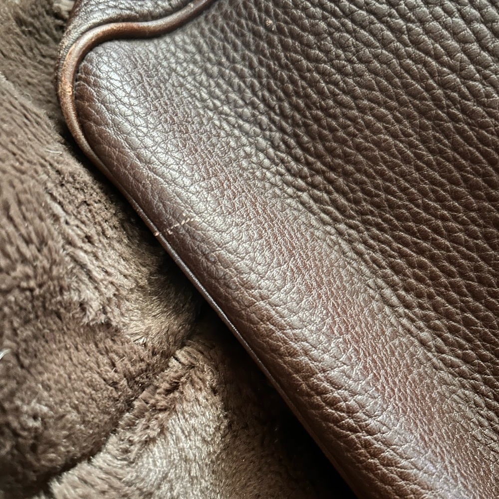 Dooney & Bourke Brown Leather Hobo Bag - Picture 3 of 15